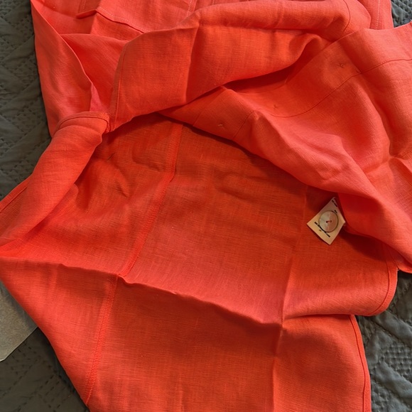 NWT Movint : Orange Linen Skirt - XS - Picture 6 of 10